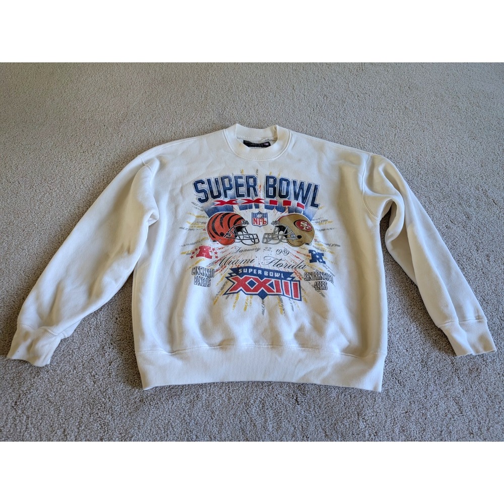 Women's Cincinnati Bengals Sweatshirt Oversized Abercrombie & Fitch Crewneck S